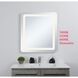 Genesis 30 X 24 inch Glossy White LED Mirror