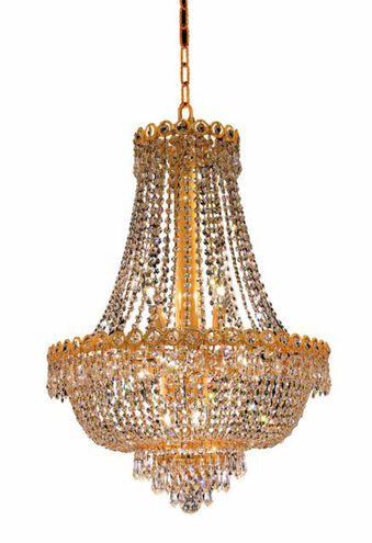 Century 12 Light 20 inch Gold Dining Chandelier Ceiling Light in Royal Cut