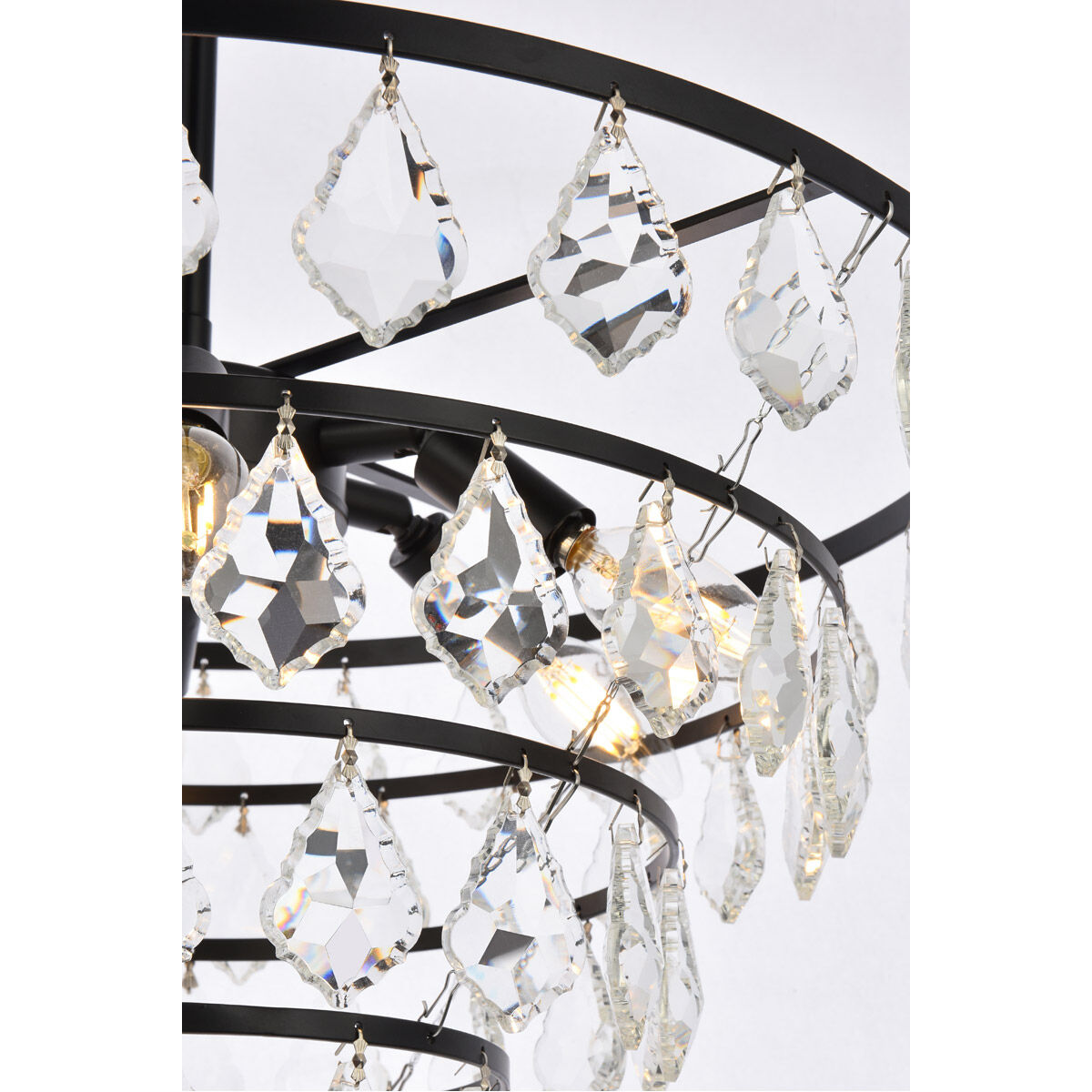 Ella 6 Light 20 inch Black Pendant Ceiling Light