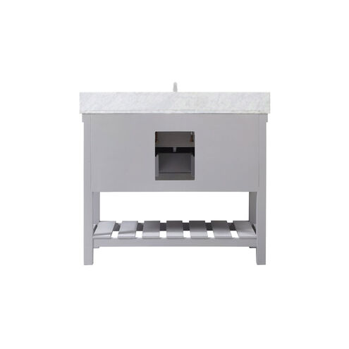 Clement 42 X 22 X 34 inch Grey Bathroom Vanity Cabinet