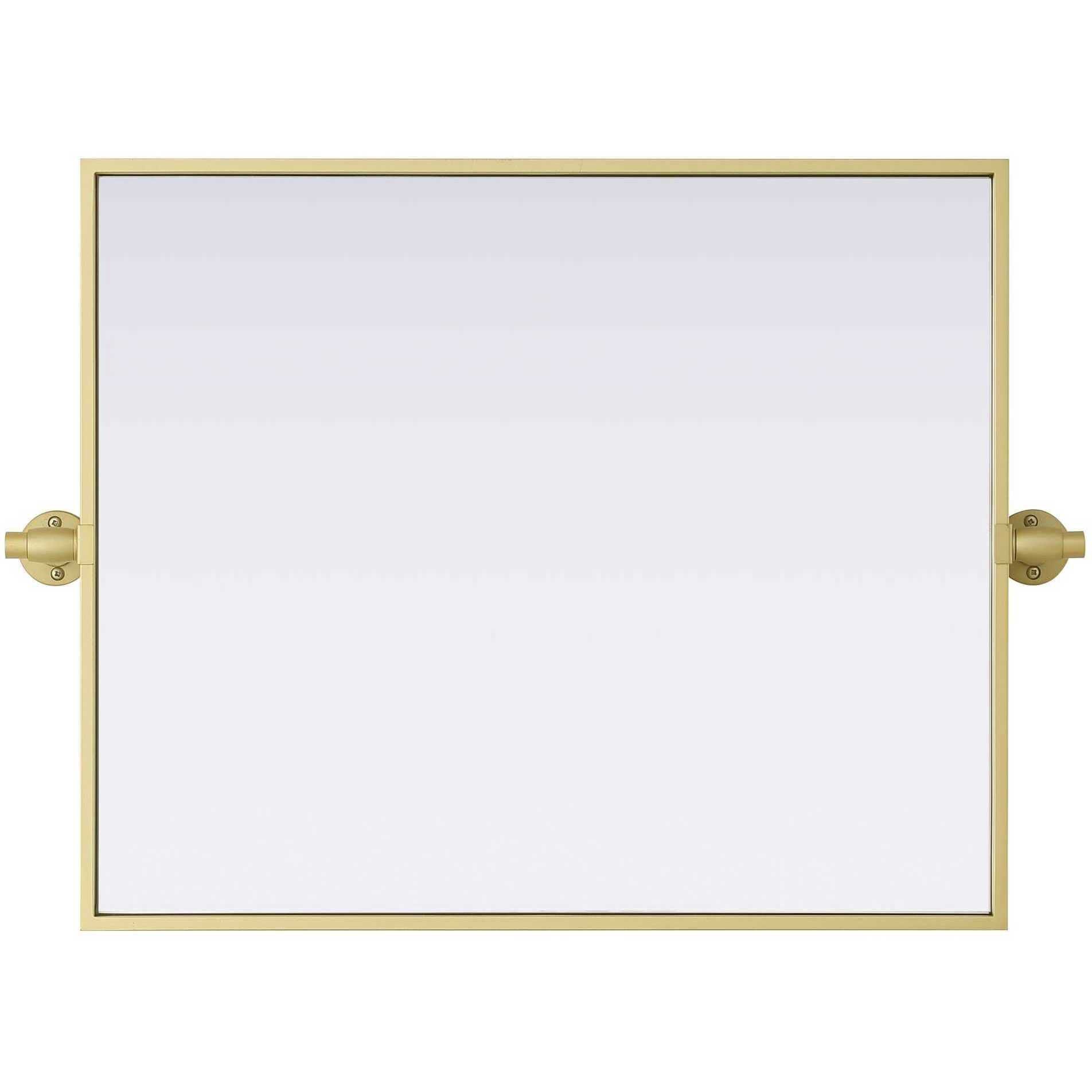 Amoura 24 X 20 inch Brass Mirror