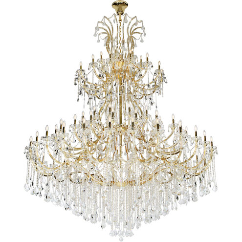 Maria Theresa 84 Light 96 inch Gold Chandelier Ceiling Light