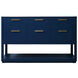 Larkin 54 X 22 X 34 inch Blue Vanity Sink Set