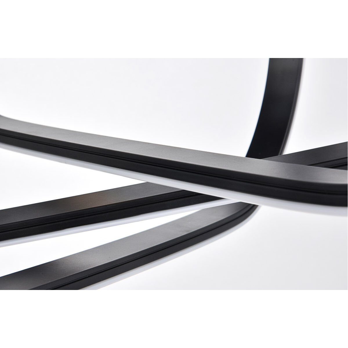 Dahlia LED 18.2 inch Black Flush Mount Ceiling Light