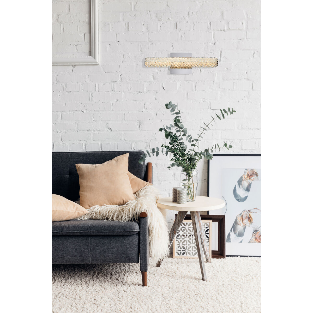 Bowen 1 Light 18 inch Chrome Wall Sconce Wall Light