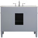 Park Avenue 42 X 21.5 X 35 inch Grey Vanity Sink Set in Gray