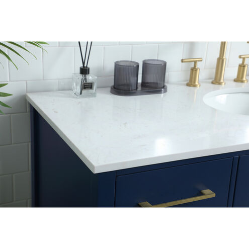 Irene 54 X 22 X 34 inch Blue Vanity Sink Set