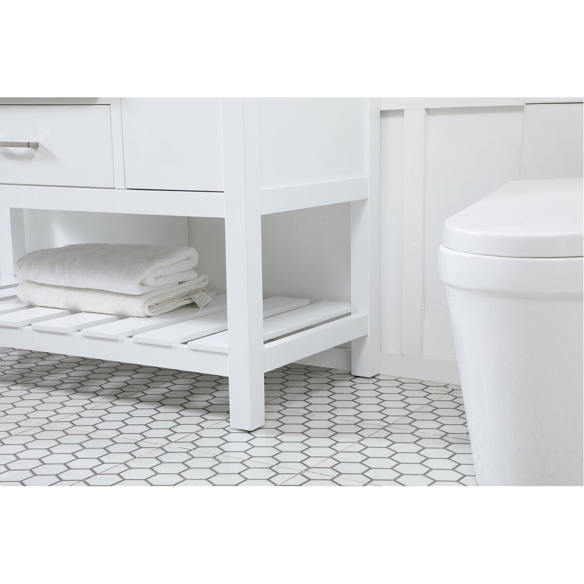 Clement 48 X 22 X 34 inch White Bathroom Vanity Cabinet