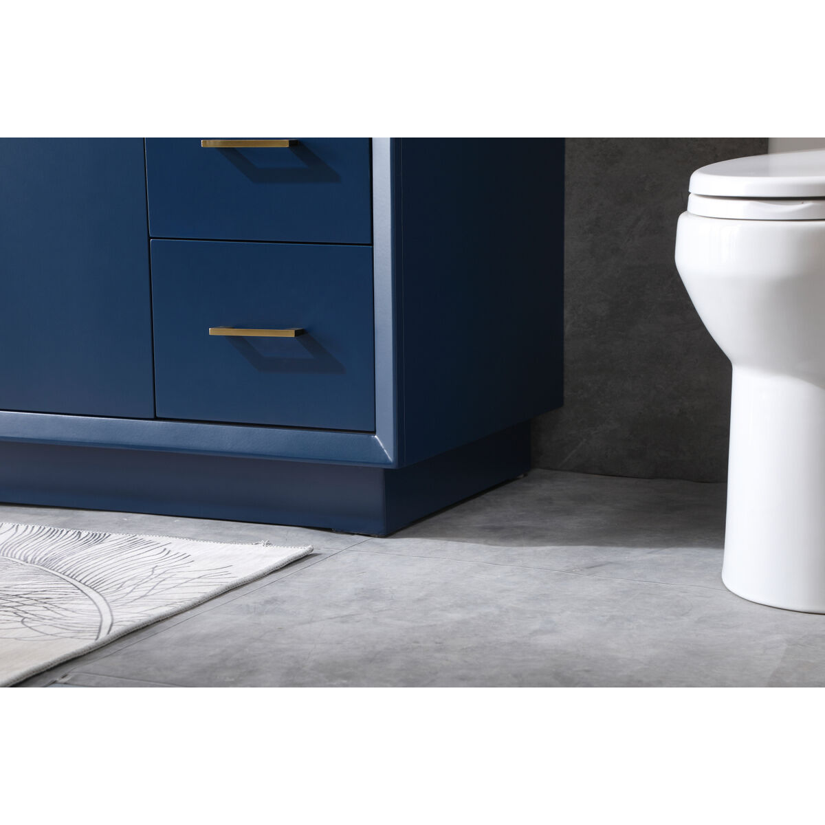 Hayes 54 X 22 X 35 inch Blue Vanity Sink Set