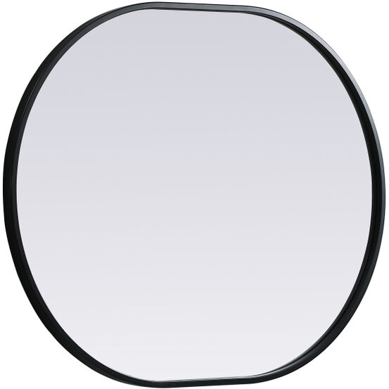 Asha 30 X 24 inch Black Mirror in 24 x 30