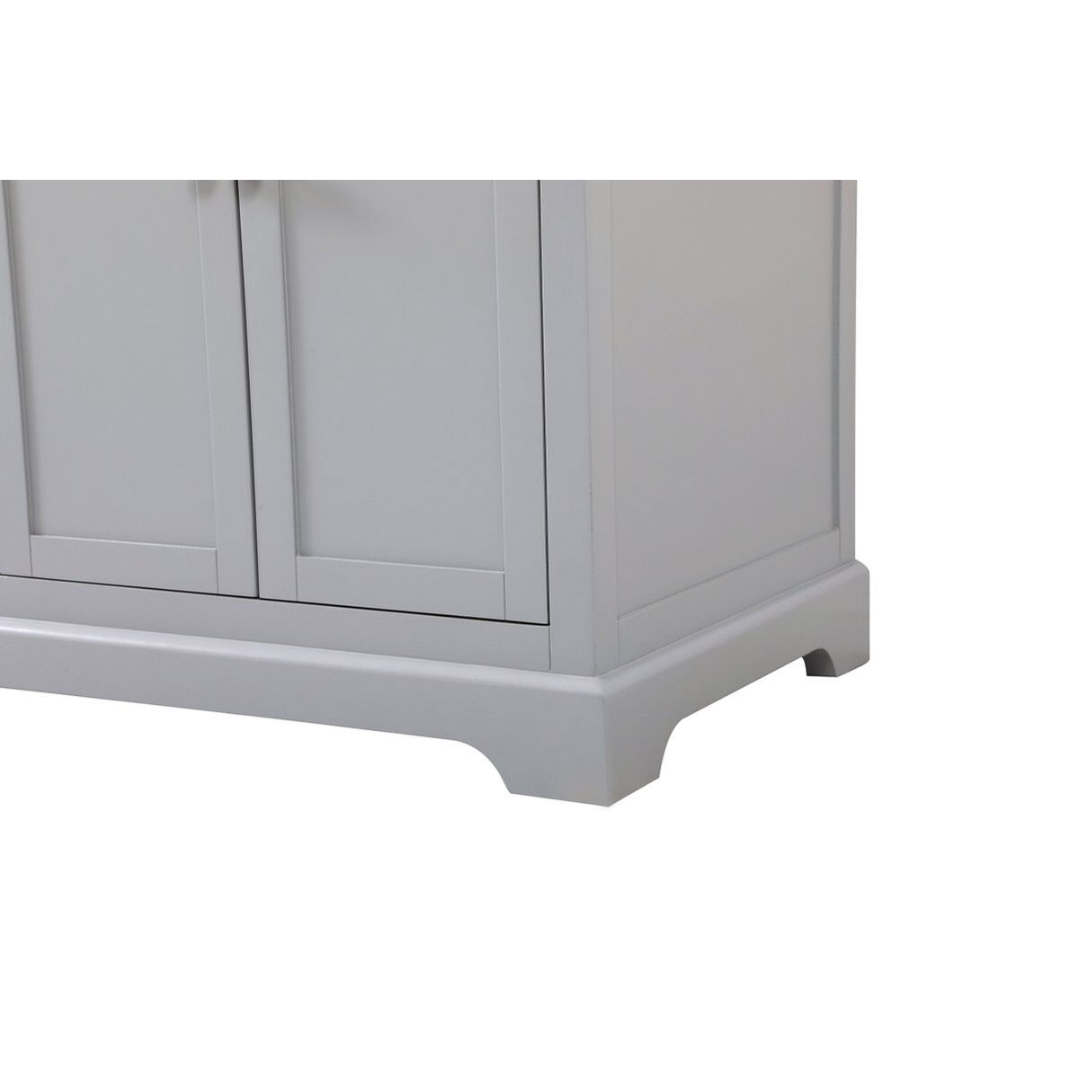 Franklin 60 X 22 X 35 inch Grey Bathroom Vanity Cabinet