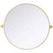 Amoura 30 X 30 inch Brass Mirror