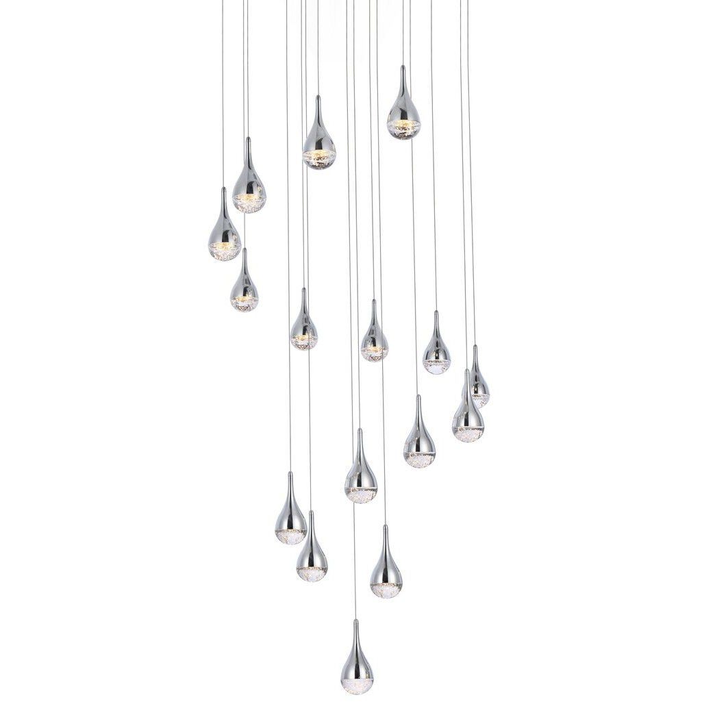 Amherst 16 Light 36 inch Chrome Chandelier Ceiling Light