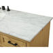 Americana 60 X 22 X 35 inch Natural Wood Vanity Sink Set