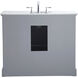 Americana 84 X 22 X 70 inch Light Grey Vanity Sink Set