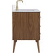 Boise 42 X 22 X 34 inch Walnut Brown Vanity Sink Set