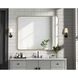 Remy 36 X 30 inch Brass Mirror