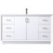Hayes 60 X 22 X 35 inch White Vanity Sink Set