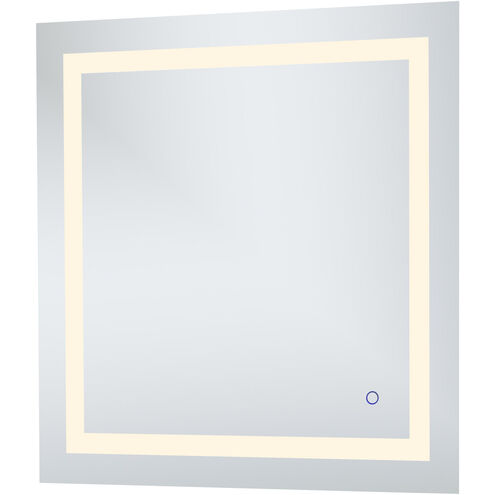 Helios 30 X 30 inch Silver Lighted Wall Mirror