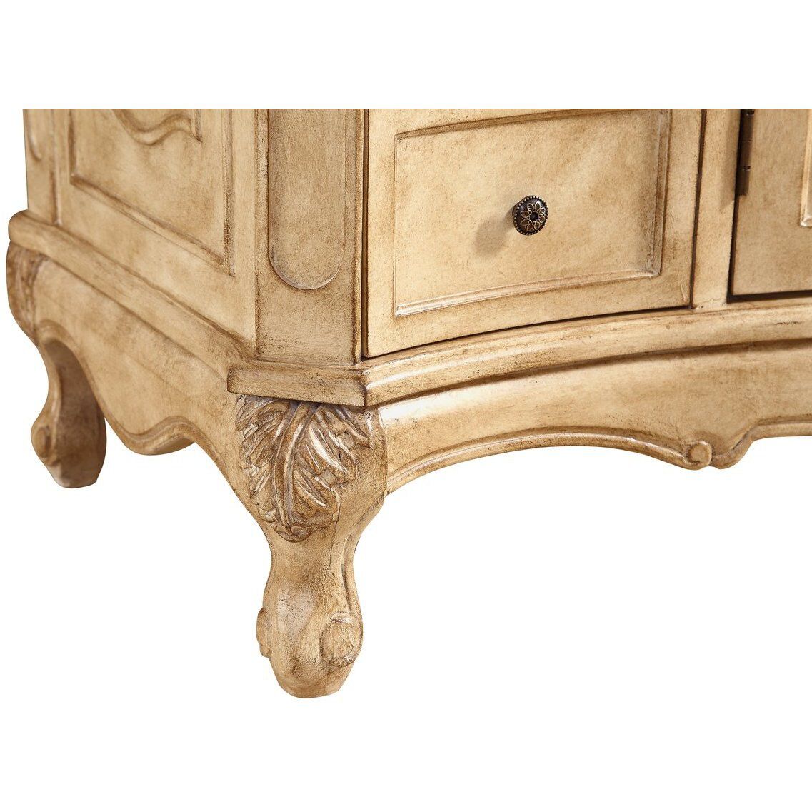Danville 48 X 21 X 36 inch Antique Beige Vanity Sink Set