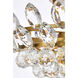 Emilia 3 Light 14 inch Brass Flush Mount Ceiling Light