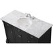 Clarence 48 X 22 X 35 inch Black Vanity Sink Set
