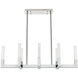 Noemi 8 Light 12 inch Chrome Pendant Ceiling Light