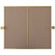 Amoura 30 X 27 inch Brass Mirror
