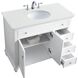Otto 42 X 21 X 35 inch Antique White Vanity Sink Set