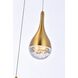 Amherst 3 Light 10 inch Satin Gold Pendant Ceiling Light
