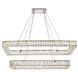 Monroe 2 Light 42 inch Chrome Pendant Ceiling Light