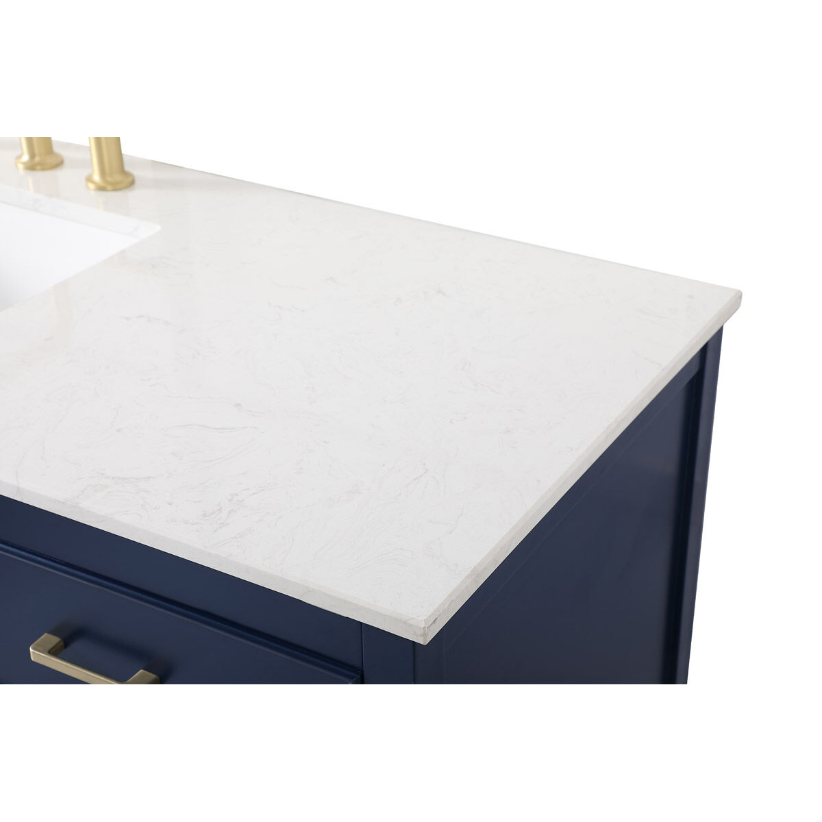 Sinclaire 60 X 22 X 34 inch Blue Vanity Sink Set