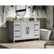 Millie 54 X 35 inch Grey Bathroom Vanity Cabinet