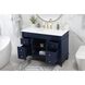Bennett 48 X 21 X 35 inch Blue Vanity Sink Set