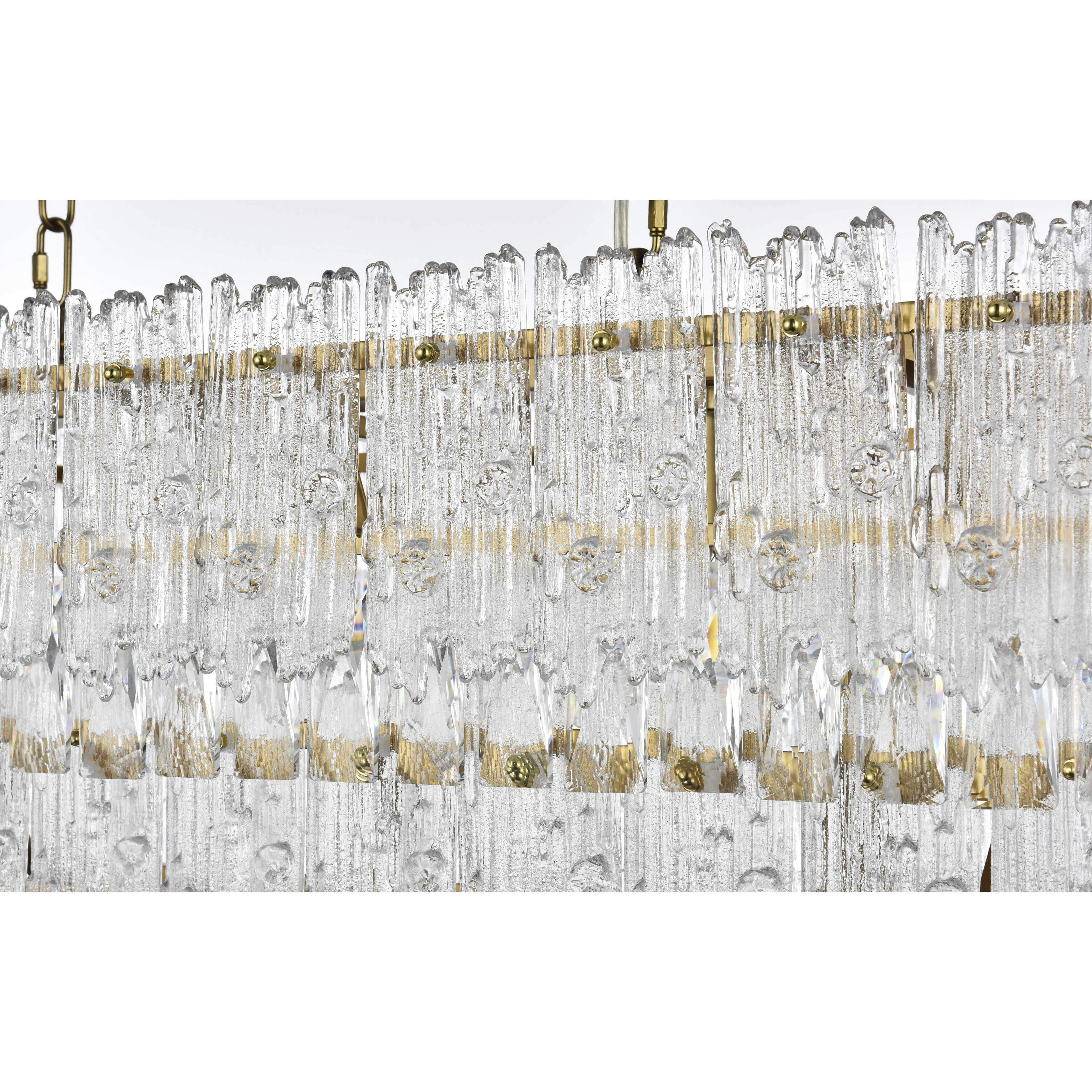 Emilia 6 Light 14 inch Satin Gold Chandelier Ceiling Light