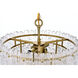 Emilia 4 Light 15 inch Satin Gold Pendant Ceiling Light