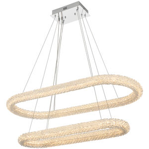 Bowen 2 Light 18 inch Chrome Chandelier Ceiling Light