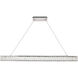 Monroe LED 48 inch Chrome Chandelier Ceiling Light