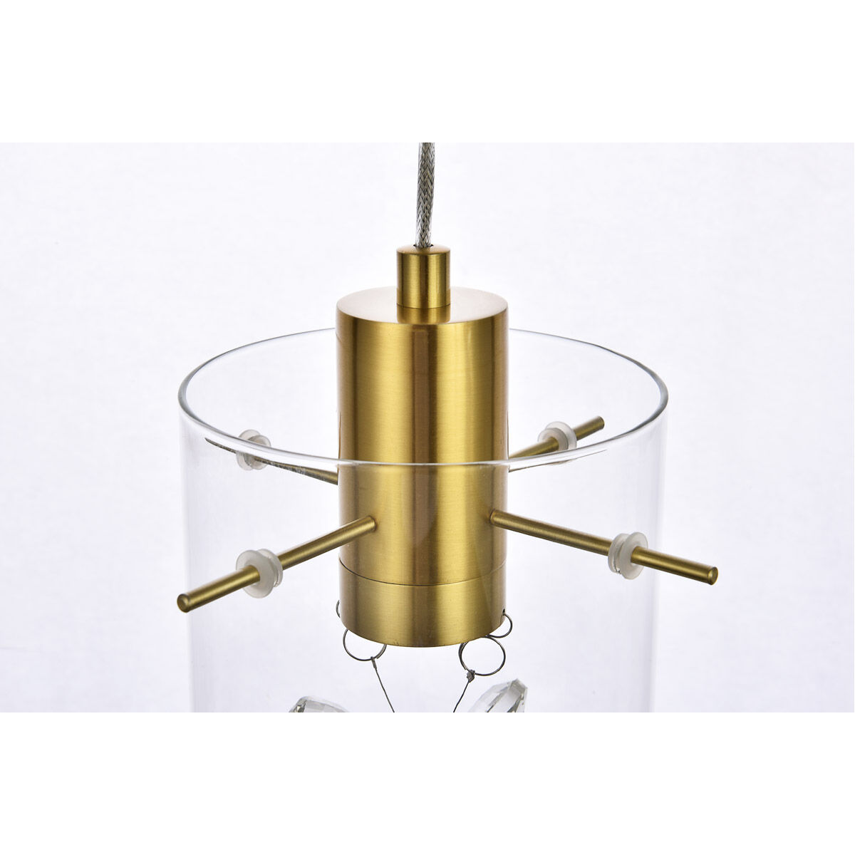 Hana 3 Light 24 inch Gold Linear Pendant Ceiling Light