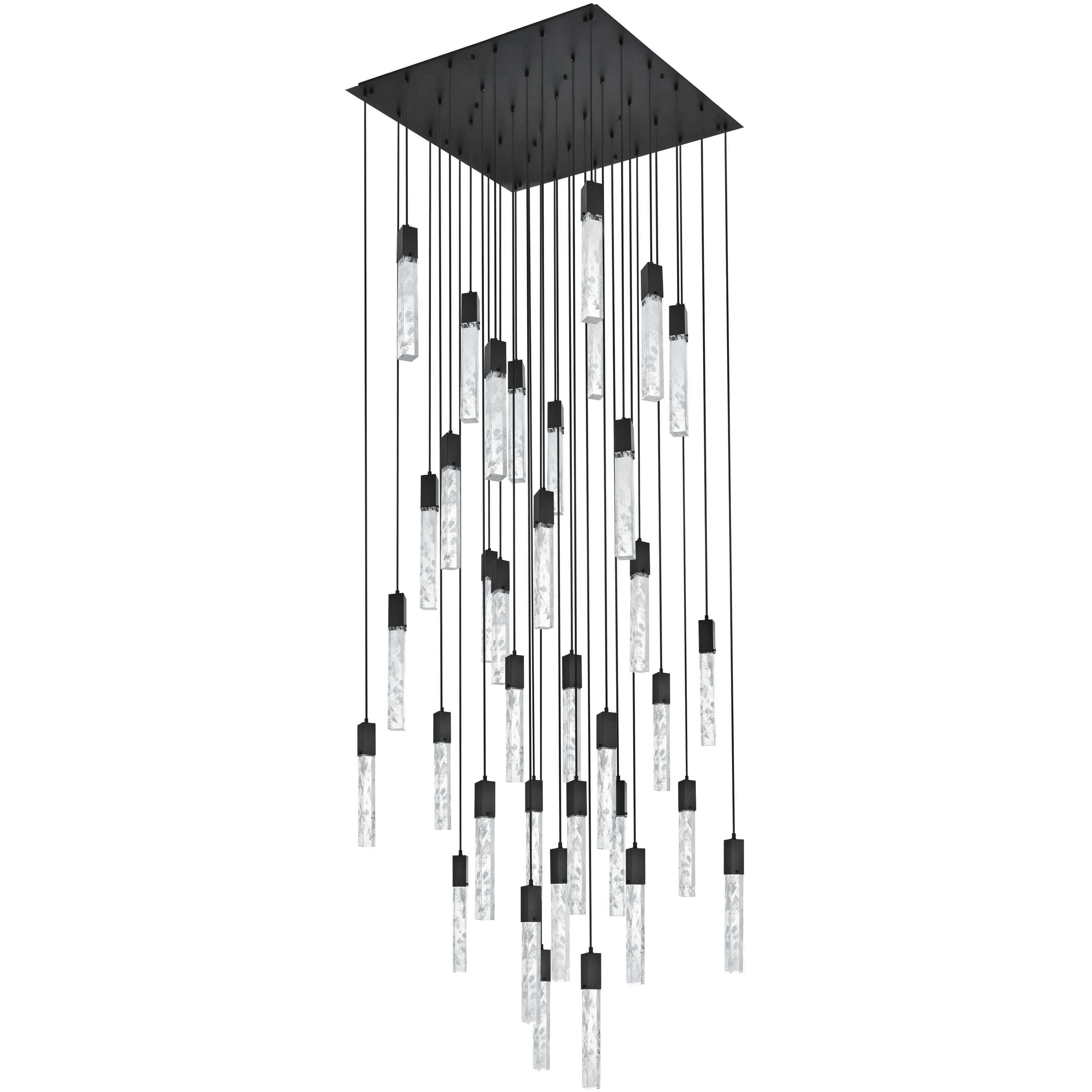 Aurora 36 Light 42 inch Black Chandelier Ceiling Light
