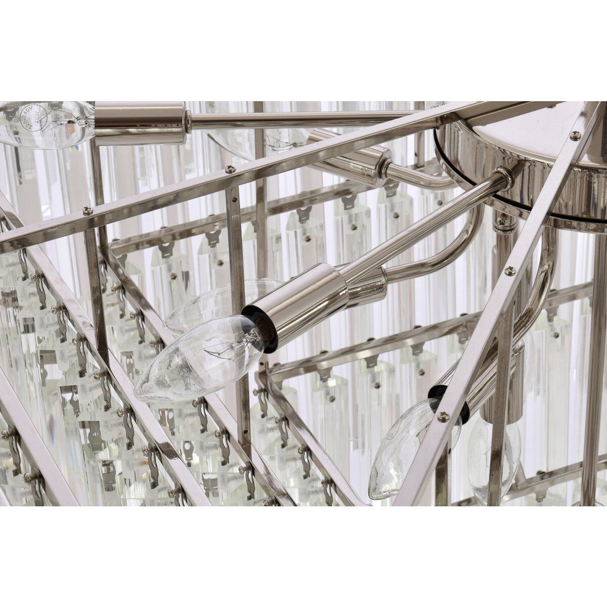 Sydney 21 Light 34 inch Polished Nickel Chandelier Ceiling Light