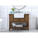 Clement 42 X 22 X 34.13 inch Driftwood Bathroom Vanity Cabinet