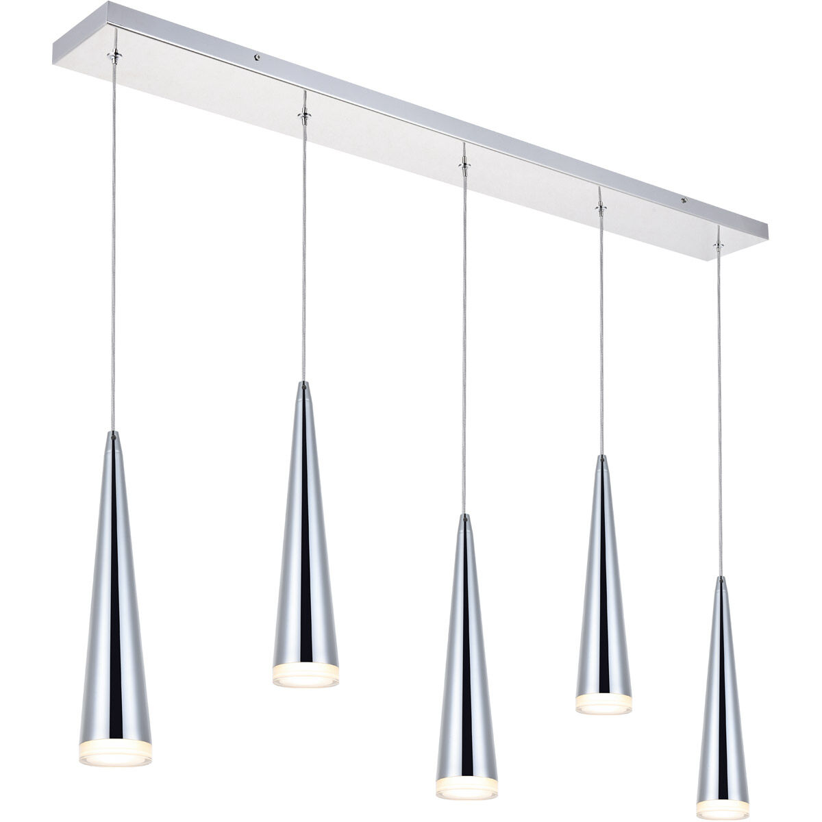 Fantasia LED 42 inch Chrome Pendant Ceiling Light