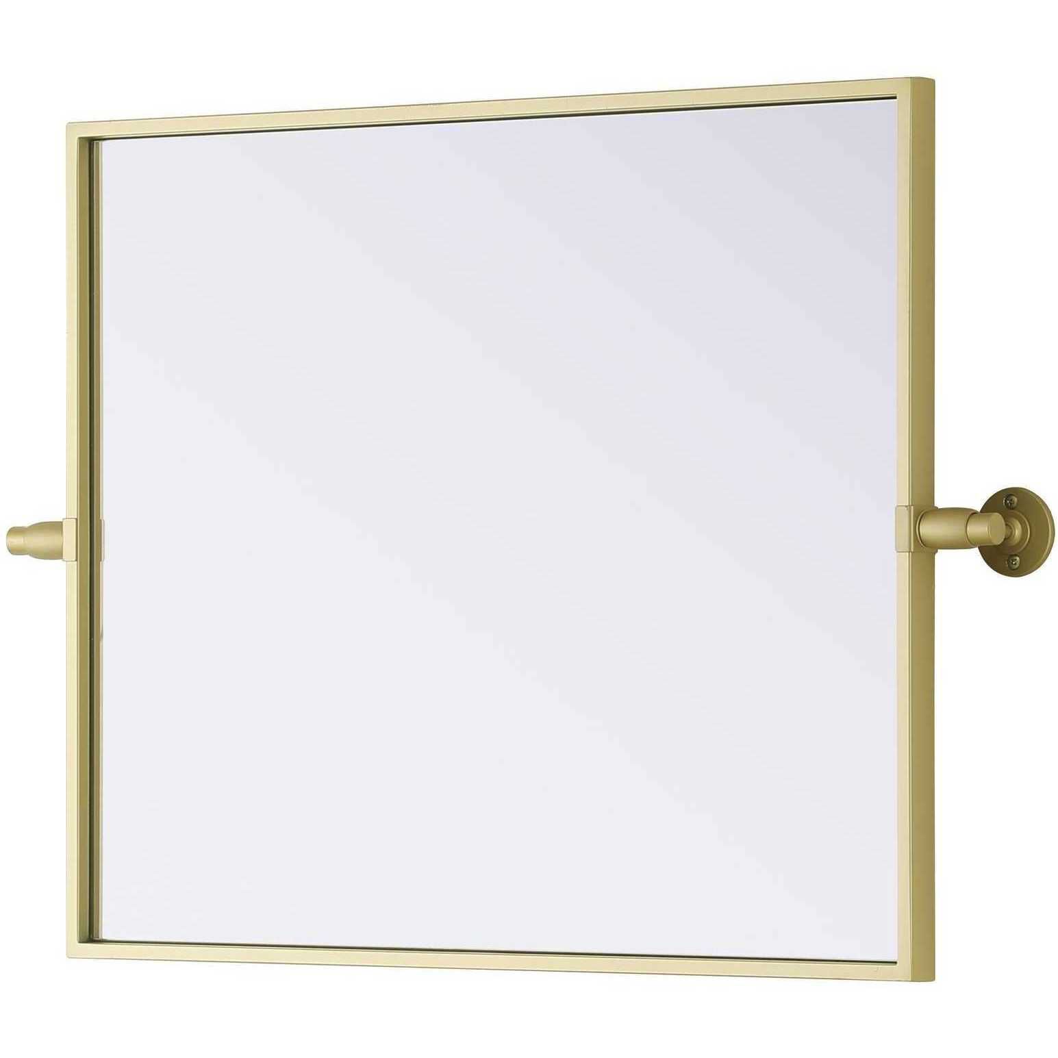 Amoura 24 X 20 inch Brass Mirror
