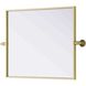 Amoura 24 X 20 inch Brass Mirror