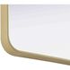 Remy 48 X 30 inch Brass Mirror