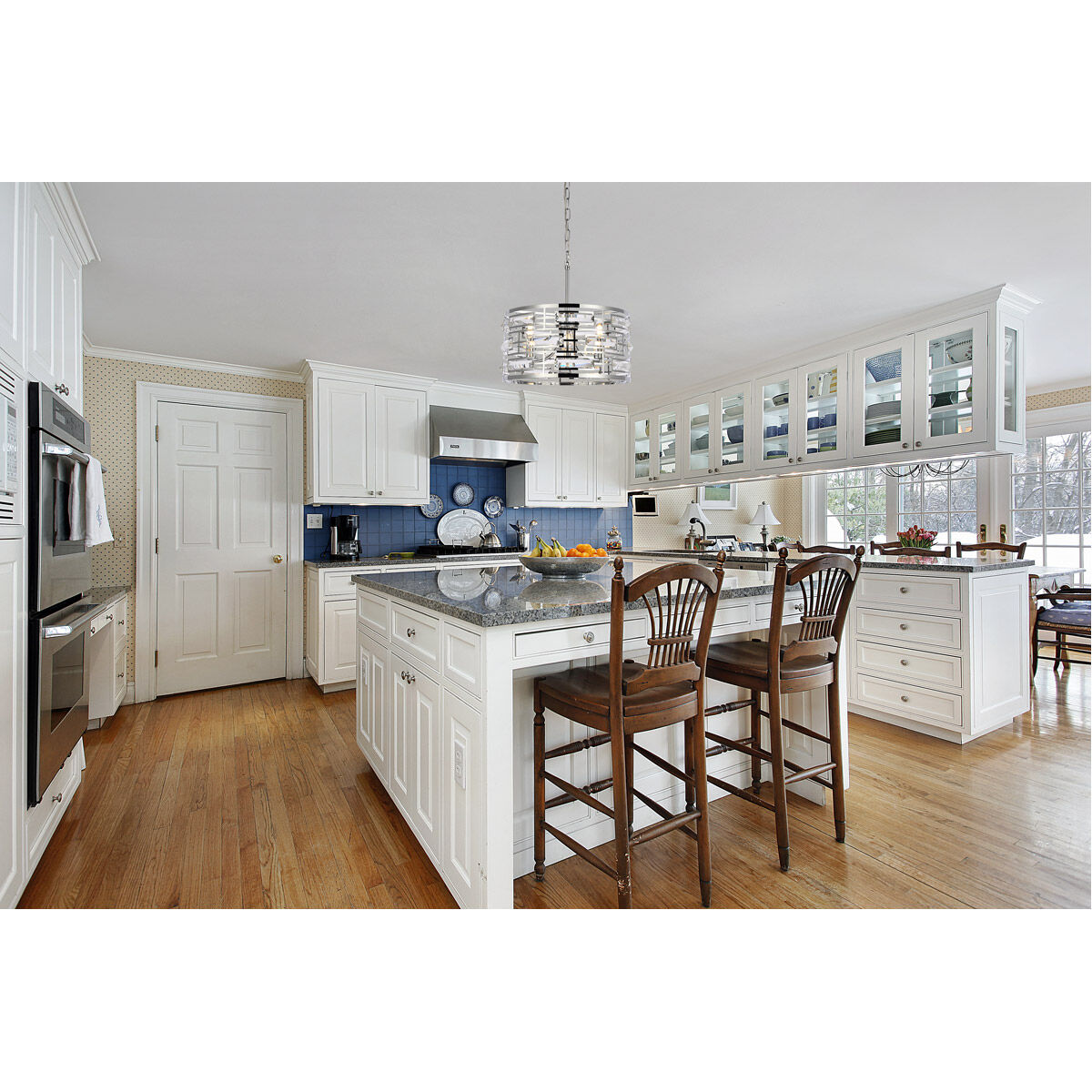 Kennedy 3 Light 16.5 inch Chrome Pendant Ceiling Light