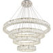 Monroe LED 42 inch Chrome Chandelier Ceiling Light