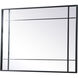 Viola 40 X 30 inch Black Mirror
