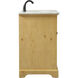 Americana 36 X 22 X 35 inch Natural Wood Vanity Sink Set